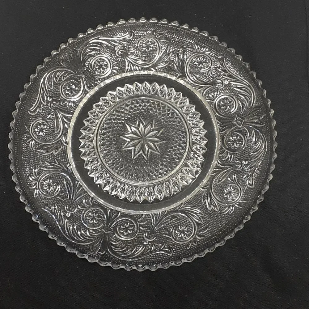 Early clear pressed glass 7
